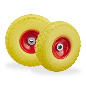 Transportēšanas rati Relaxdays, 2 gab, Ø 26 × 8,5 cm