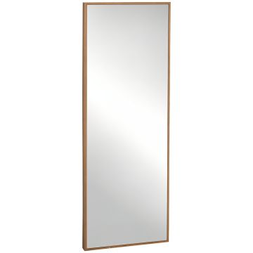 Spogulis Homcom 45x125x4,8cm, gaiši brūnā krāsā