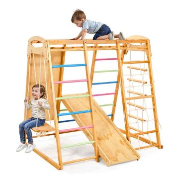 Iekštelpu rotaļu laukums VEVOR SX20211007, septiņi vienā, 1470 × 1200 × 1430 mm