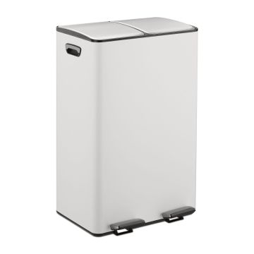 Virtuves atkritumu tvertne Relaxdays 10051208_49, 2 × 30 l, 47 × 71,5 × 36 cm