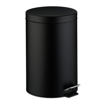 Virtuves atkritumu tvertne Relaxdays, 20 l, Melna, 37 × 45 × 30 cm
