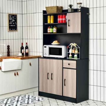 Kitchen cabinet, 1 drawer, 3 shelves, 3 cabinets, 100 × 180 × 40 cm