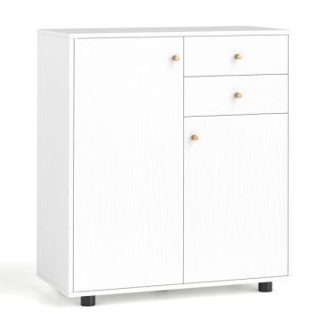 Kitchen cabinet, 2 doors, 2 drawers, 3 shelves, 74 × 85.5 × 35 cm