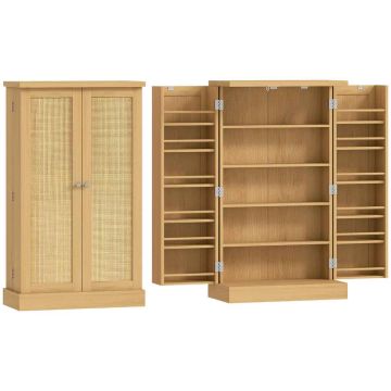Кухонный шкаф, 5 полок, 12 отделений для специй, 60 × 104 × 30 см