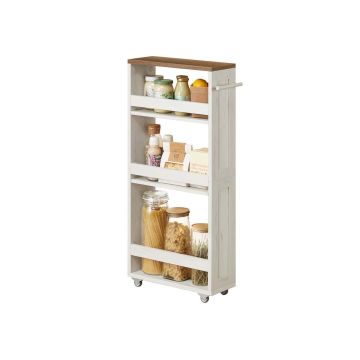 Kitchen cart VASAGLE LRC050K01, 4-tier, 15 × 86.5 × 43.2 cm