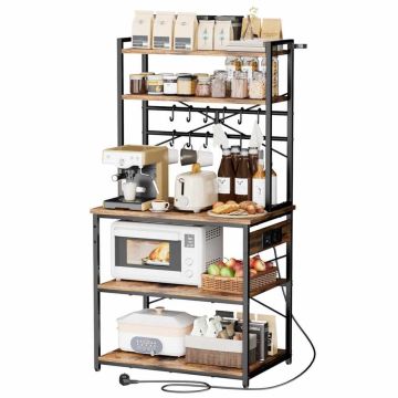 Virtuves plaukts VEVOR HBJ-GW-03, 12 āķi, 80 × 161,8 × 40 cm