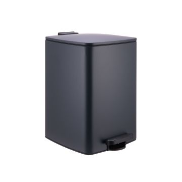 Virtuves atkritumu tvertne Relaxdays, 20 l, Pelēka, 29 × 40 × 34 cm