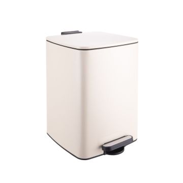 Virtuves atkritumu tvertne Relaxdays, 20 l, Bēša, 29 × 40 × 34 cm