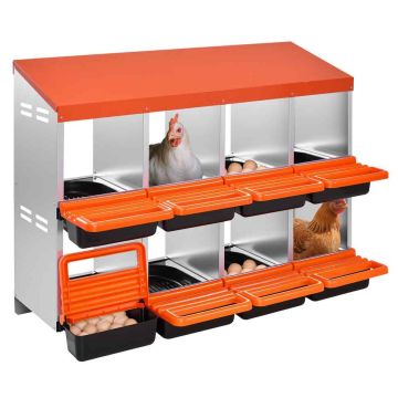 Гнездовые ящики VEVOR CNB-08, 2 уровня, 8 отделений, Разноцветные, 106 × 80 × 52,5 см