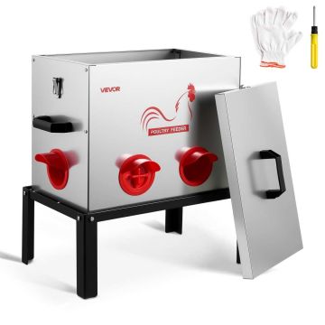 Vistu barotava VEVOR SS-00195, 6 barošanas atveres, 46,2 × 50,5 × 31,5 cm