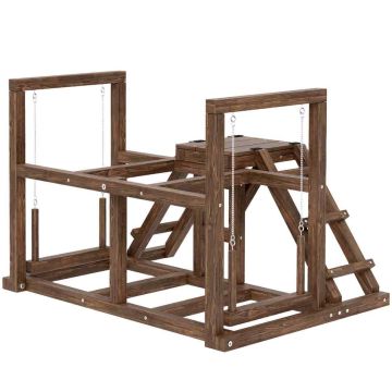 Vistu aktivitāšu statīvs, 2 šūpoles, 82 × 60 × 55 cm