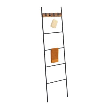 Vannas istabas kāpnes Relaxdays 10050973.0, 4 pakāpieni, 4 āķi, 44 × 160,5 × 1,5 cm