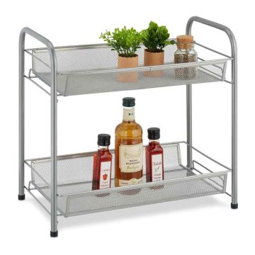 Vannas istabas plaukts Relaxdays 10047538_55, 2 plaukti, 48 × 44,5 × 27 cm