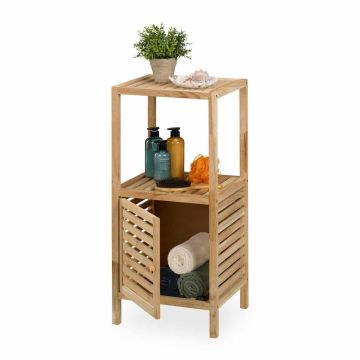 Vannas istabas plaukts Relaxdays 10050650.0, 2 plaukti un durtiņas, 40 × 86 × 36 cm