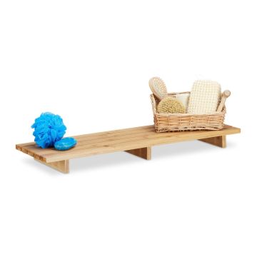 Vannas paplāte Relaxdays 10021555.0, 70 × 6 × 22 cm