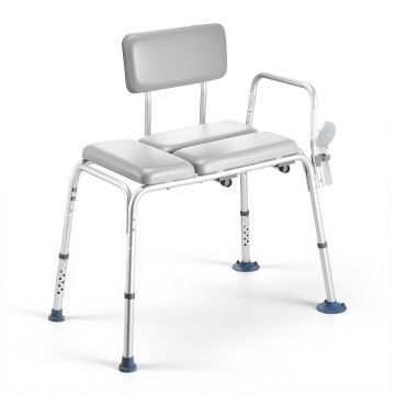 Vannas pārsēšanās soliņš VEVOR FBL630264, Roku balsti un atzveltne, 81 × 93 × 54 cm