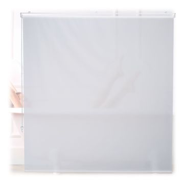 Vannas istabas rullo aizkars Relaxdays, Balts, 160 × 240 cm