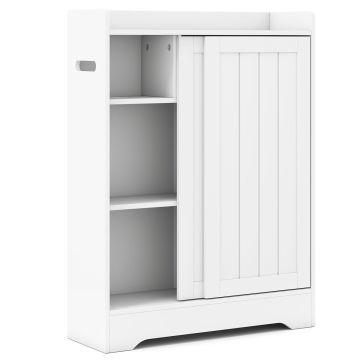 Bathroom cabinet, 2 sliding doors, 2 adjustable shelves