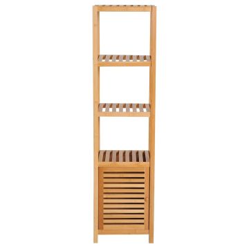 Тумба для ванной Homcom 36x33x140см, светло-коричневого цвета
