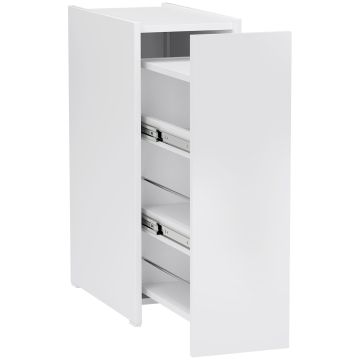 Тумба для ванной Homcom 47x25x66,5см, белого цвета