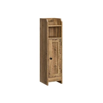 Vannas istabas skapis VASAGLE, ar durvīm, 20 × 80 × 18 cm