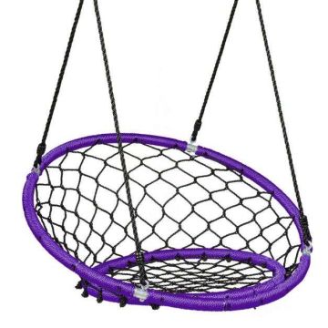 Spider web swing for children, adjustable height