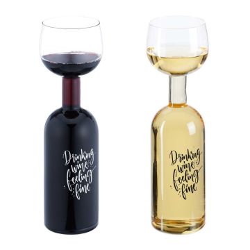Vīna glāze Relaxdays 10047477.0, 750 ml, 29,5 × 8,5 × 8,5 cm