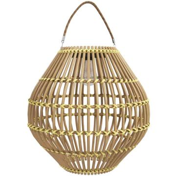 Dārza lampa ar saules bateriju Outsunny 31x31x32cm., gaiši brūna