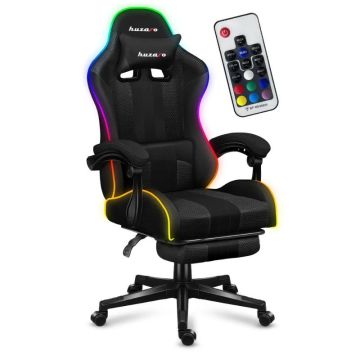 Игровое кресло Huzaro Force 4.7 RGB Mesh, с RGB-подсветкой, 81 × 29 × 54 см