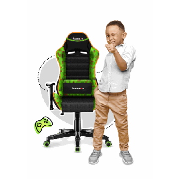 Детское игровое кресло HUZARO RANGER 6.0, пиксельные цвета.