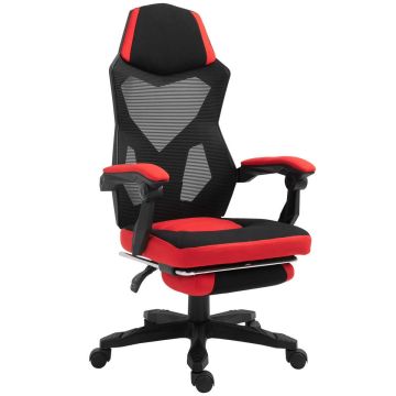 Игровое кресло Vinsetto 58x63x122см, черно-красное
