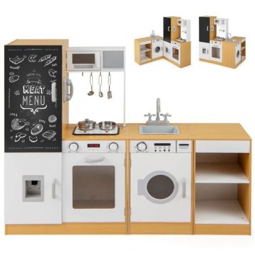 Play kitchen set, 3 pieces, 127 × 31 × 107 cm