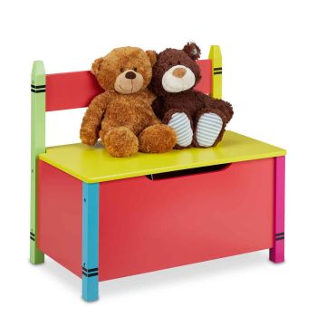 Rotaļlietu kaste Relaxdays 10037508.0, 60 × 54,5 × 35 cm