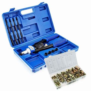 Kniežu komplekts ar 150 kniedēm