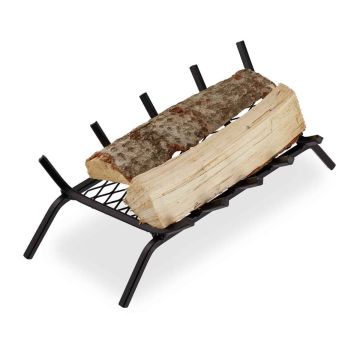 Kamīna reste Relaxdays, L izmērs, 4 kājas, 16 × 58 × 28 cm