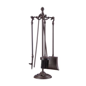 Kamīna instrumentu komplekts Relaxdays 10022938.0, 5 daļas, 51 × 13,5 × 13,5 cm