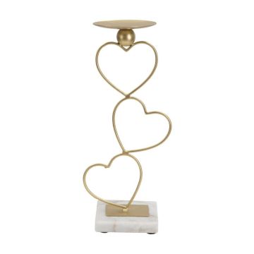 Svečturis Hearts, 14,5 × 32,5 × 10 cm