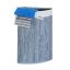 Veļas grozs 65x49,5x37cm, 60l., pelēks/balts
