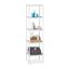 Vannas istabas plaukts ar 5 plauktiem 139,5x34,5x33cm., balts