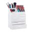 Grima organizators ar atvilktnēm 29.5x23.5x14cm., baltā krāsā