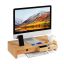 Monitora statīvs ar atvilktnēm 12x56x27cm., gaiši brūnā krāsā