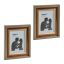 2 foto rāmīšu komplekts 25x20x2cm, zelta krāsā