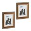 2 foto rāmīšu komplekts 26,5x21,5x2 cm, zelta krāsā