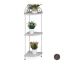 Viesistabas plaukts 106x42x31cm., balts