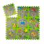 Игровой коврик "Delionė" 1x31x31см., зеленый/серый/белый