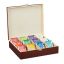 Tējas maisiņu organizators 7,5x29x26cm., brūnā/sarkanā krāsā