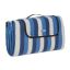 Piknika sega 200x200 cm, tumši zila/gaiši zila/balta