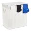 Veļas grozs 62x62,5x42,5cm, 40l, balts