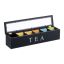 Tējas maisiņu organizators 9x43,5x9cm., melns/balts