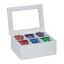 Tējas maisiņu organizators 9x21,5x16cm., baltā krāsā